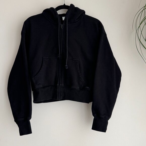 TNA Cozy Sweatfleece Boyfriend Boxy Zip Hoodie - Picture 4 of 6